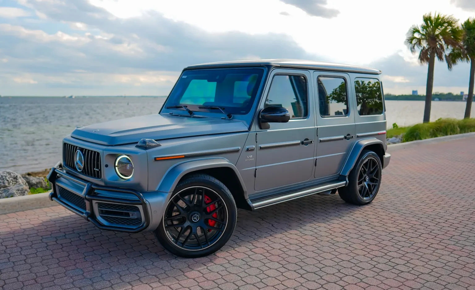Mercedes-Benz G63 AMG – Matte Gray on Black - Armored/Bulletproof