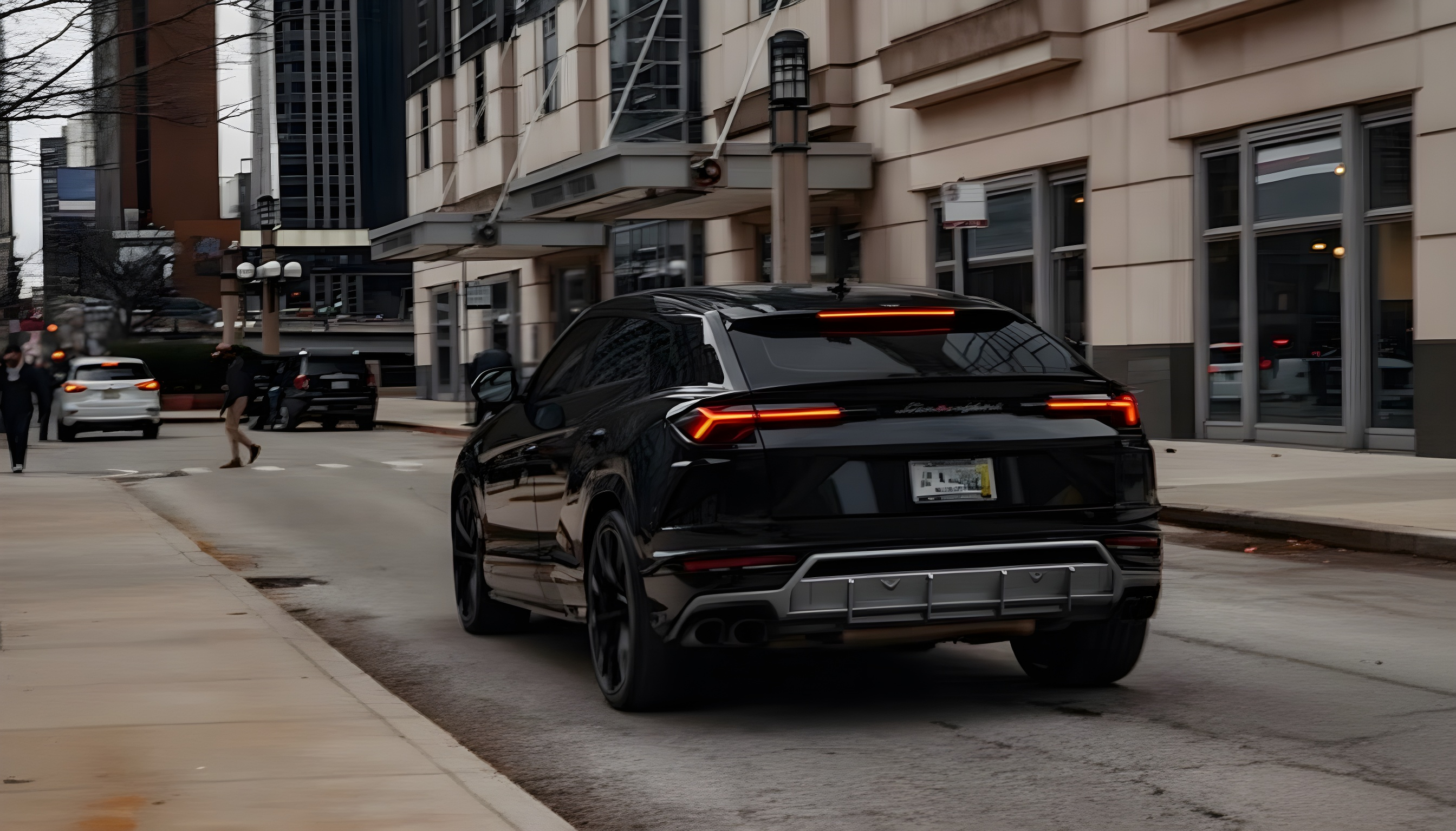 Lamborghini Urus - Nero Helene on Nero (Deep Metallic Black on Black)
