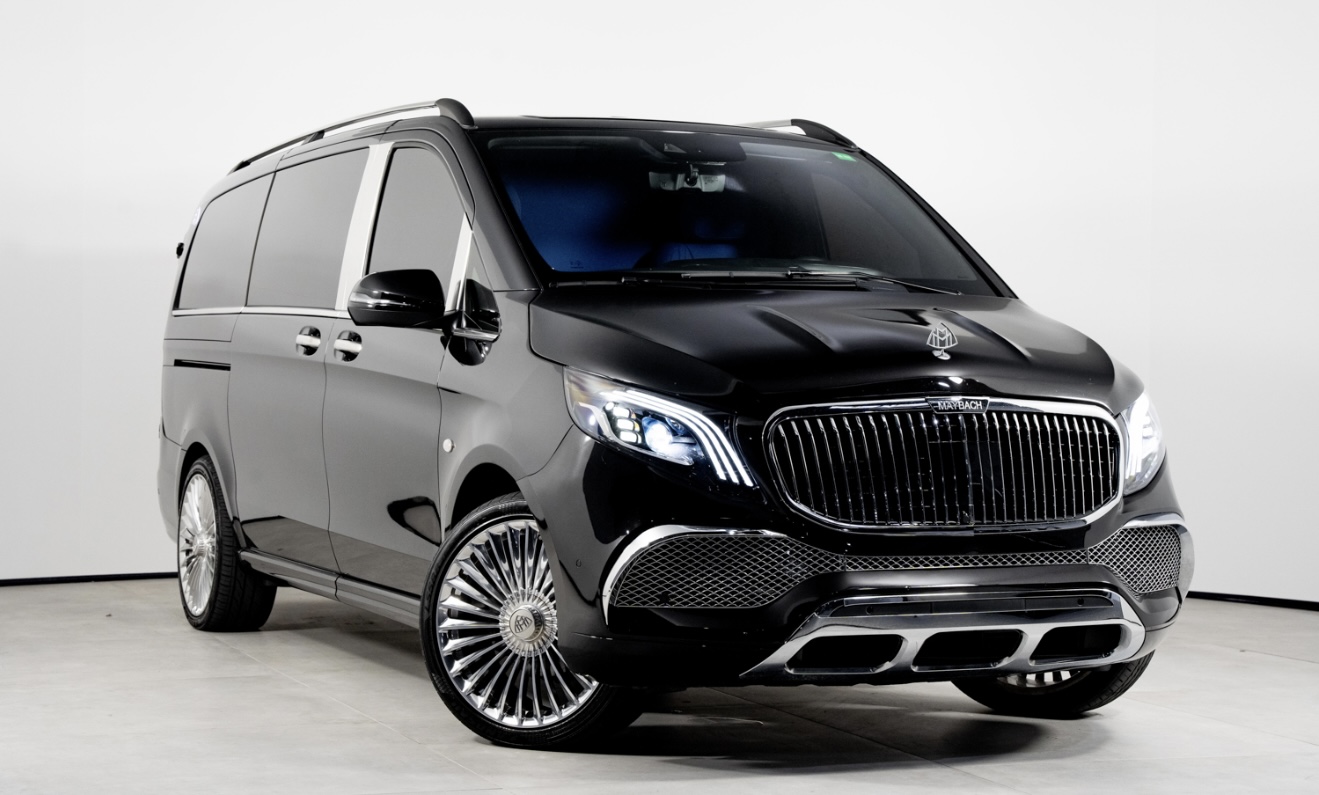 Chauffeur Service - Black Maybach Metris 