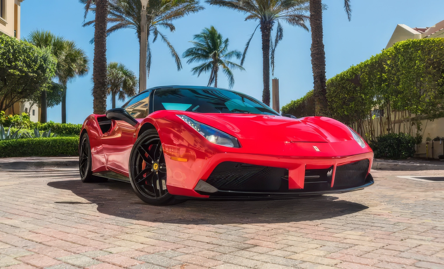 Ferrari 488 – Rosso Corsa on Rosso & Nero (Ferrari Red on Red & Black)
