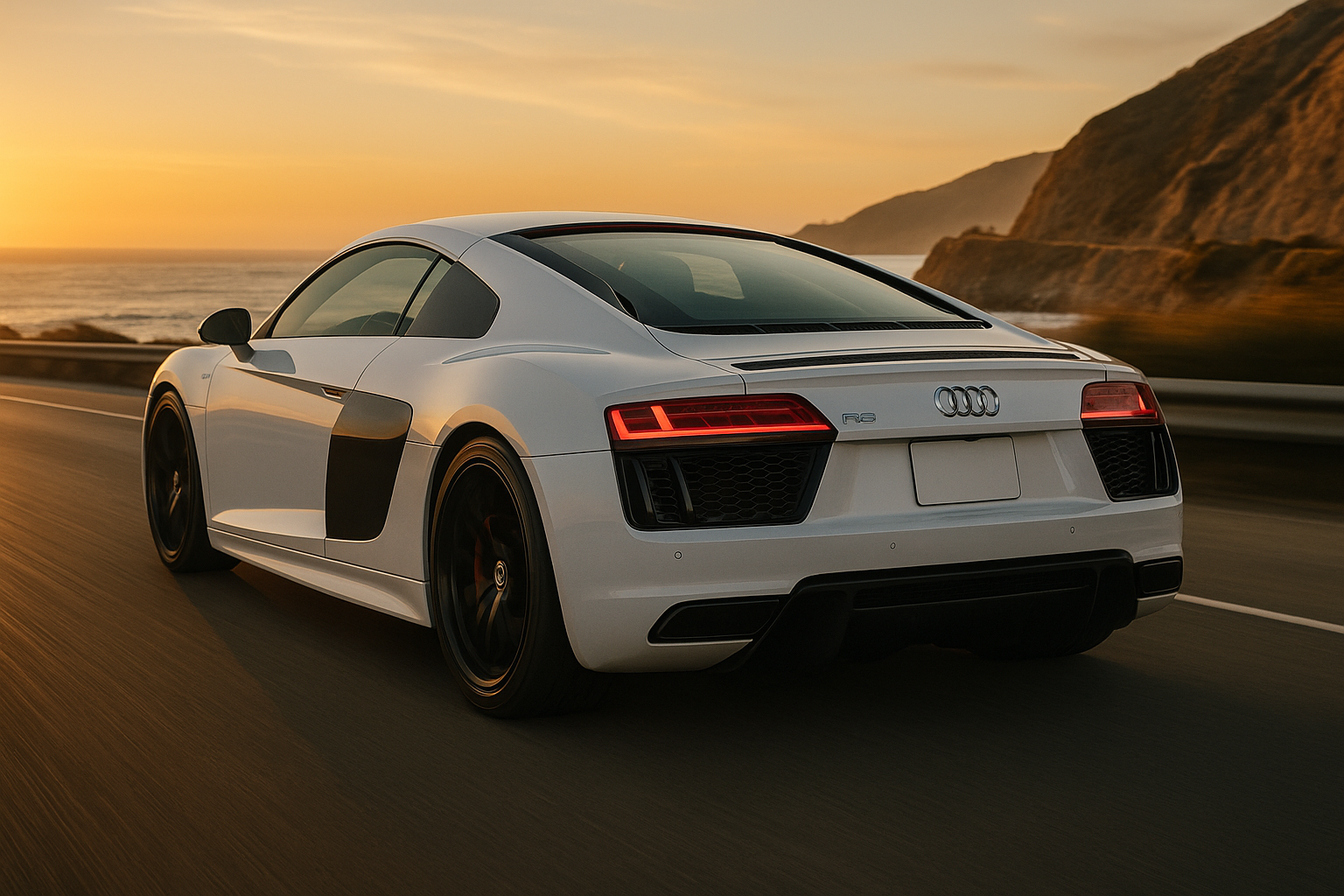 Audi R8 V10 - Stage 2 Tune - White on Black