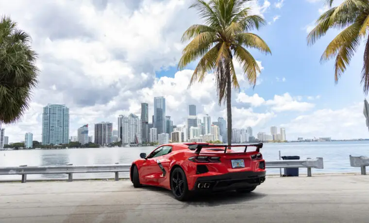 Chevrolet Corvette C8 – Red on Beige