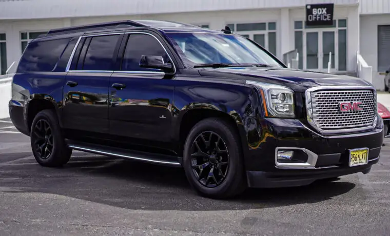 GMC Yukon XL Custom – Black on White - Armored/Bulletproof