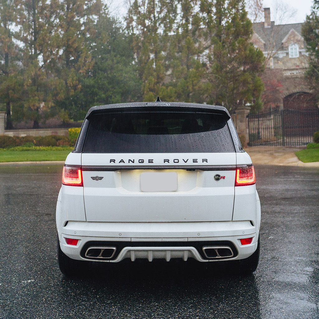Range Rover Sport SVR — Fuji White on Ebony & Pimento