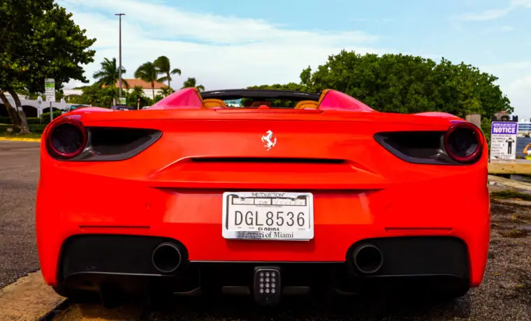 Ferrari 488 – Red on Peanut Butter
