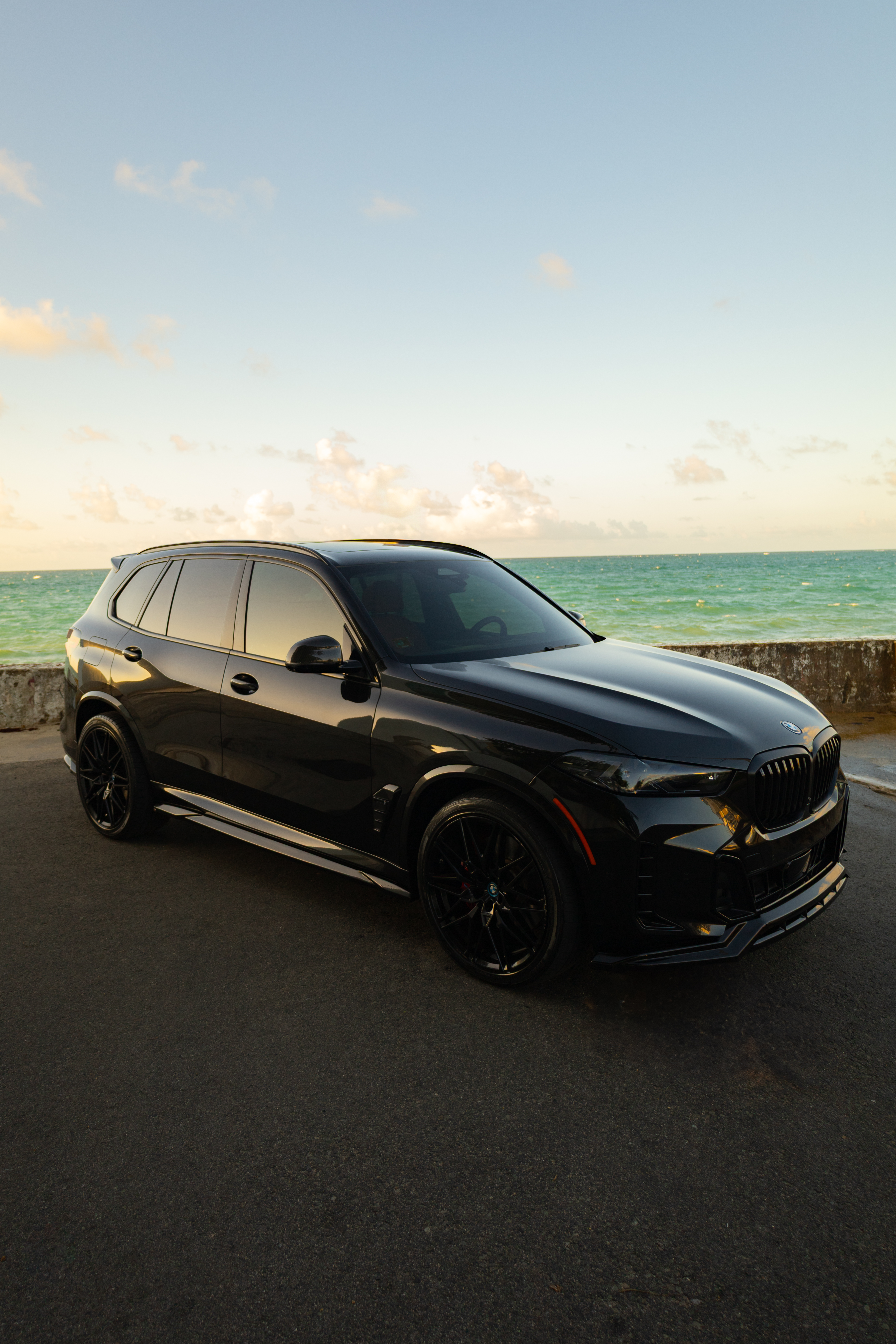 BMW X5 - Black Sapphire Metallic on Cognac