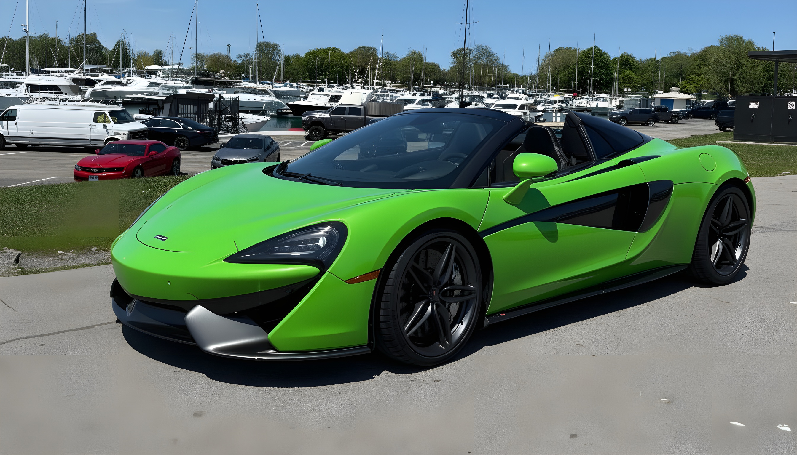 McLaren 570S Spider - Napier Green