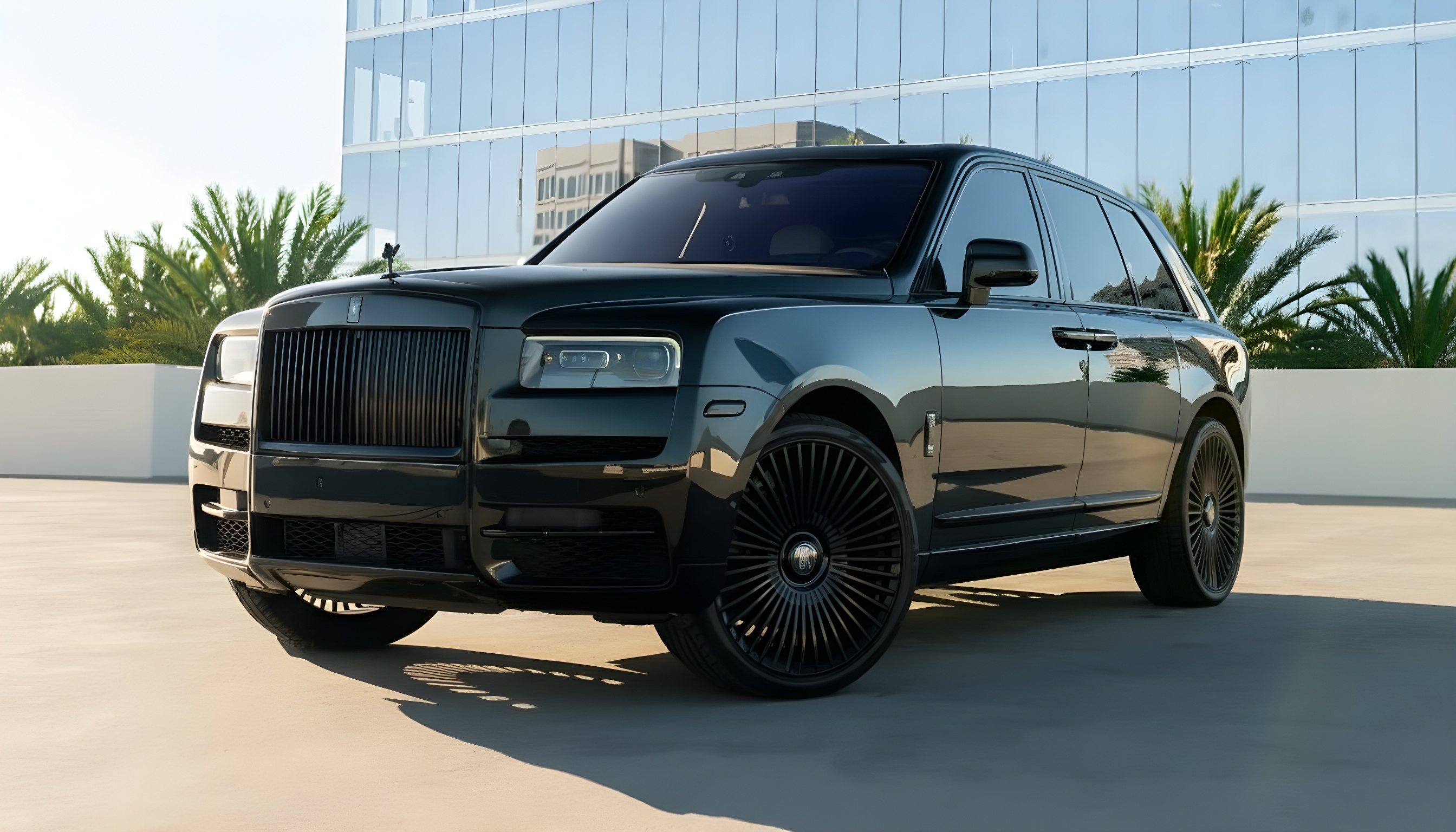 Rolls-Royce Cullinan - Black Diamond on Arctic White