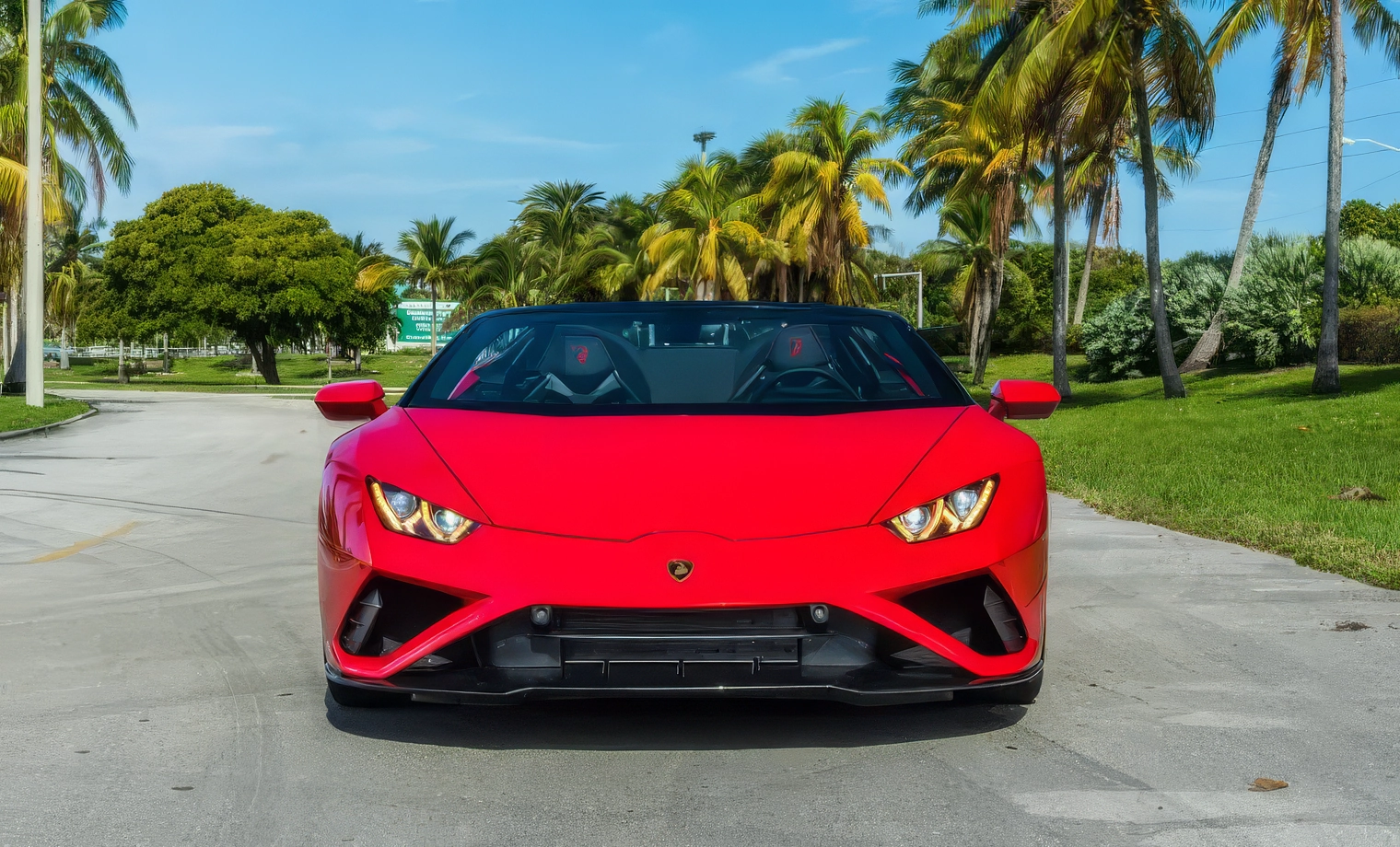 Lamborghini Huracan EVO Spyder – Rosso Mars on Nero (Lamborghini Solid Red on Black)