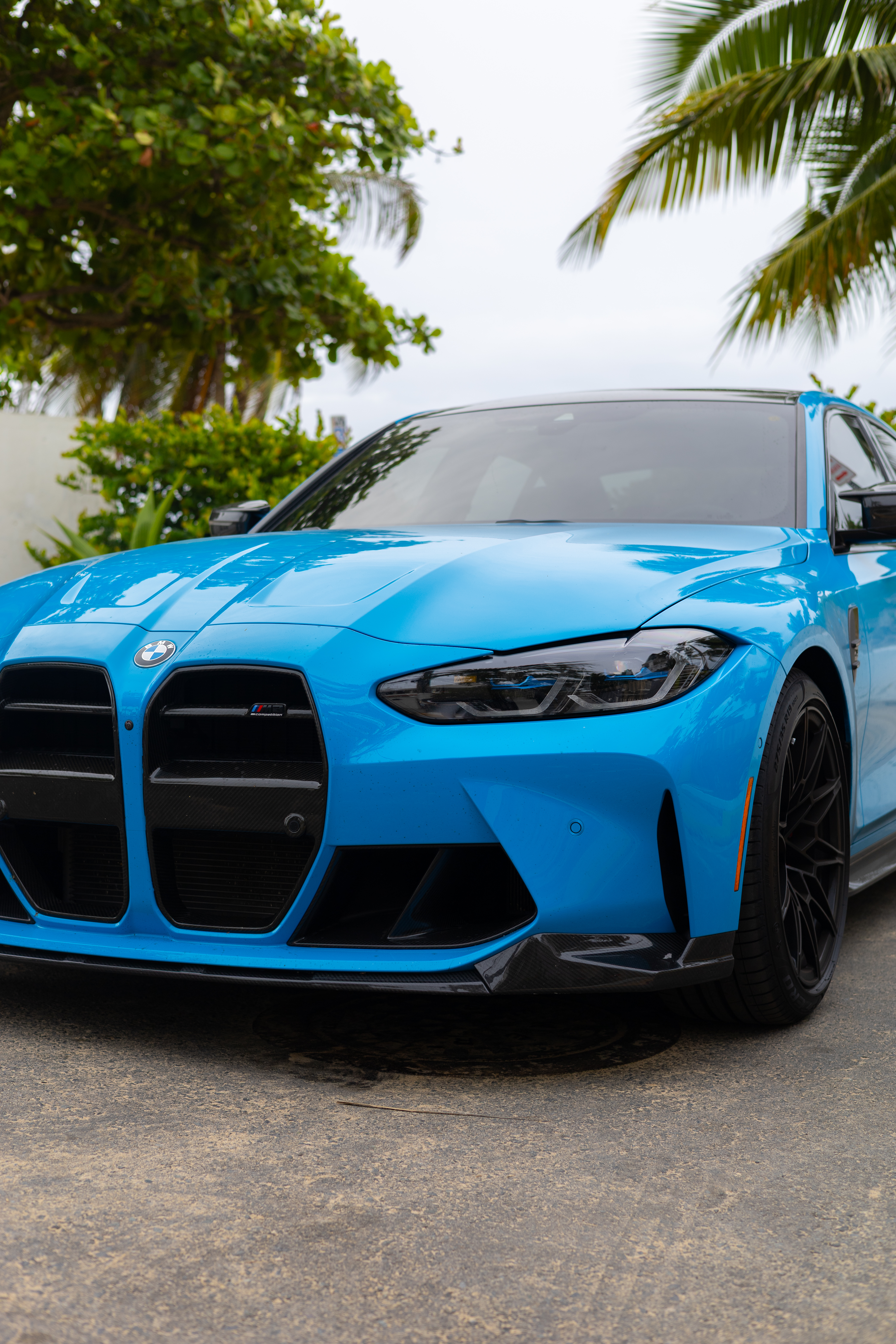 BMW M3 Competition - Blue on Orange & Black 