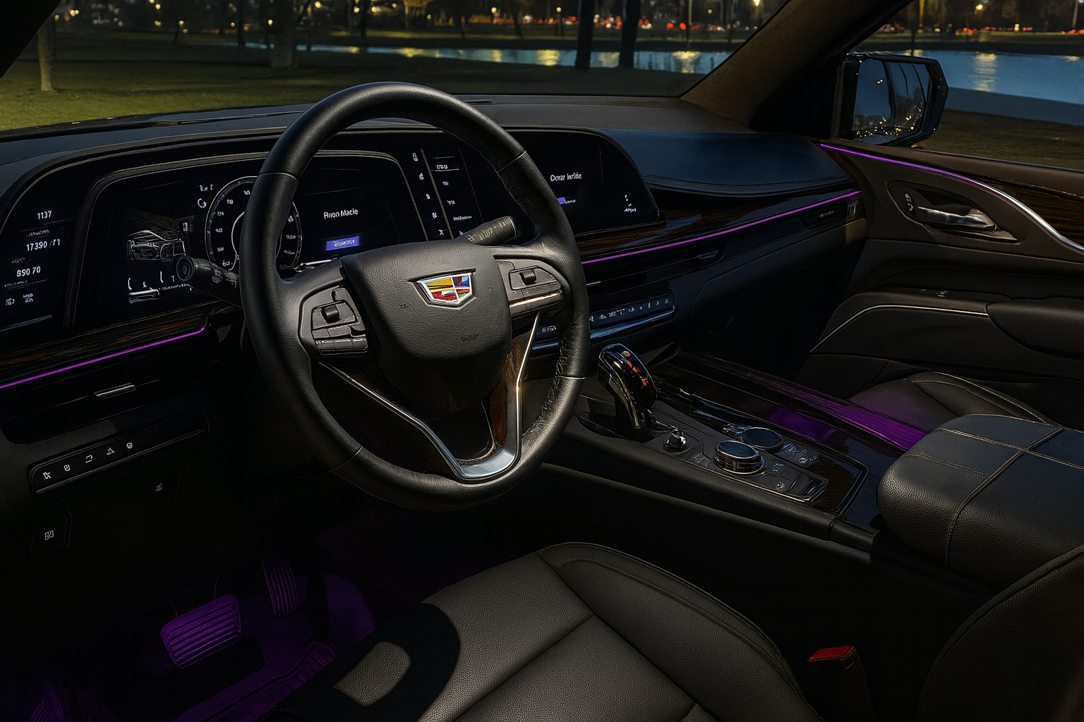 Cadillac Escalade - Black Raven (Deep Gloss Black) on Black