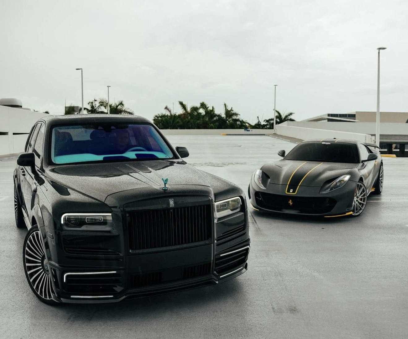 Mansory Edition Rolls-Royce Cullinan - Black on Tiffany Blue