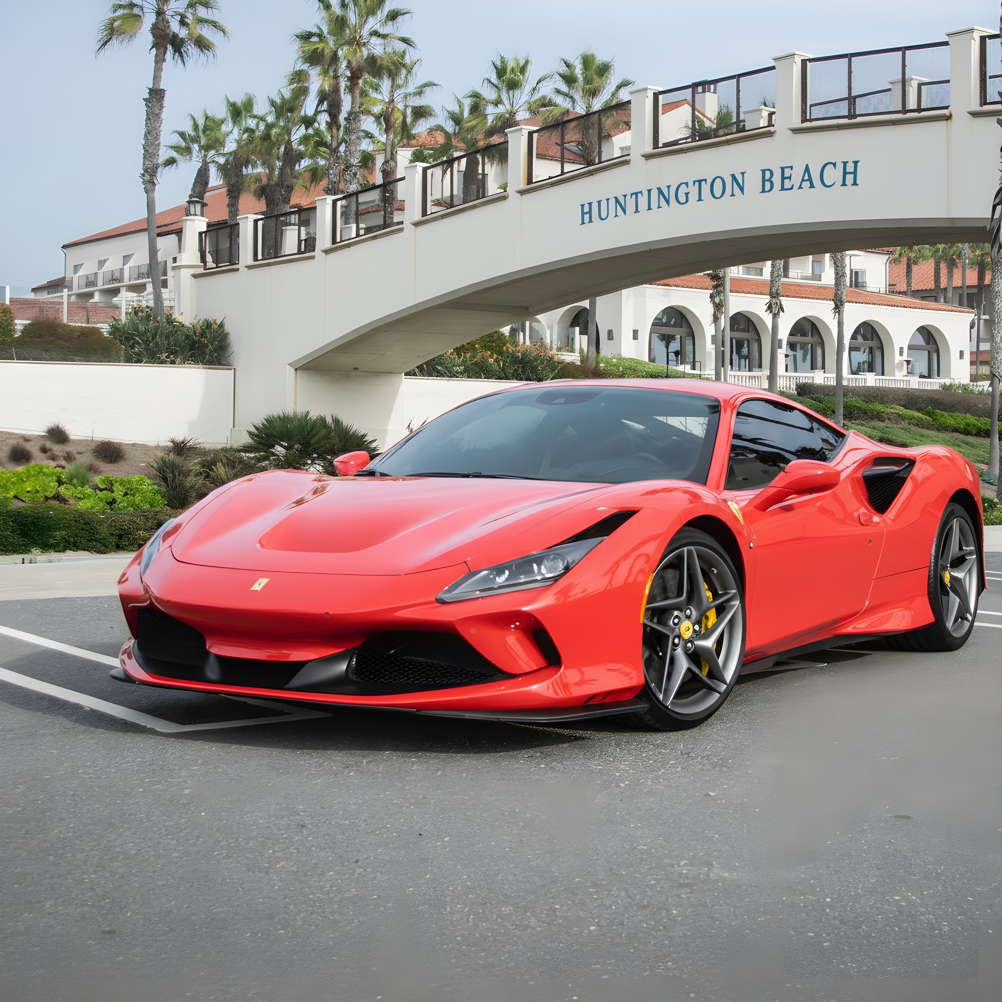 Ferrari F8 Spider - Rosso Corsa on Nero (Red on Black)