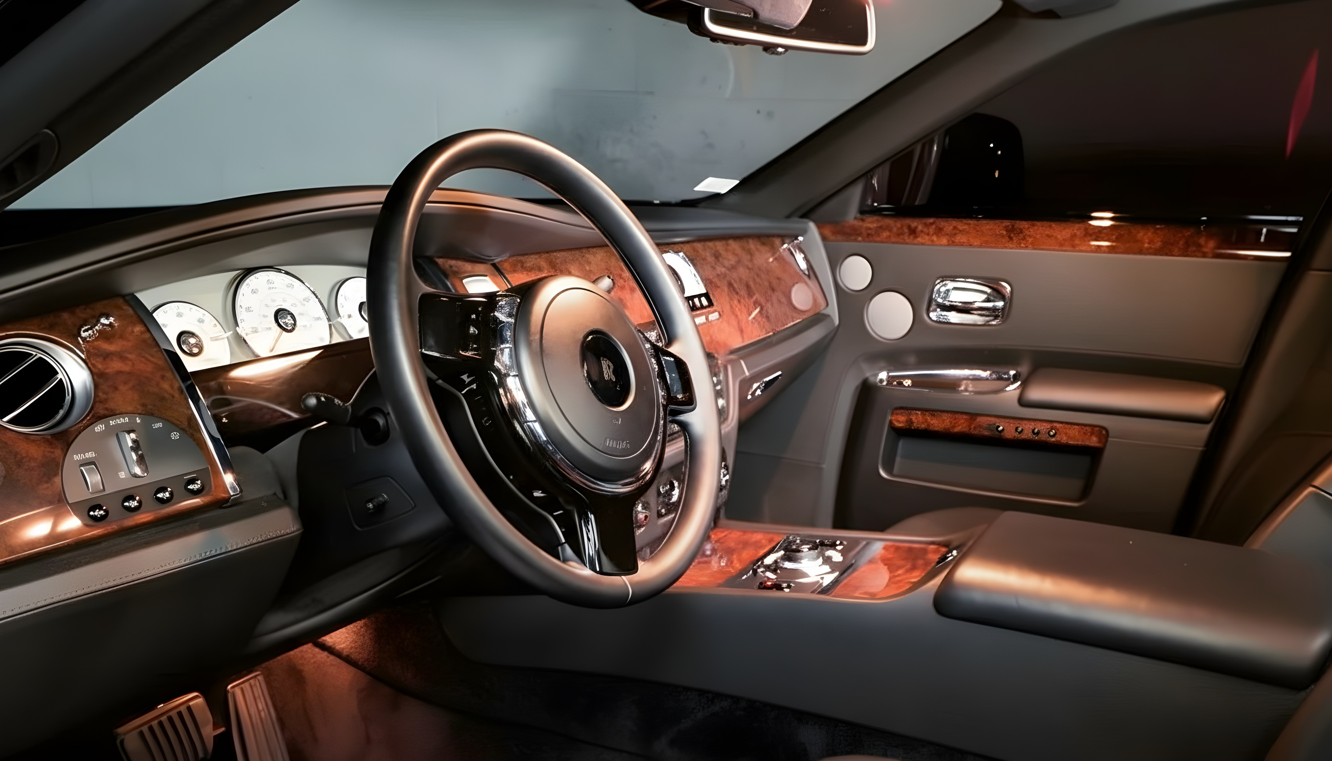 Rolls-Royce Ghost - Black Diamond Metallic on Black