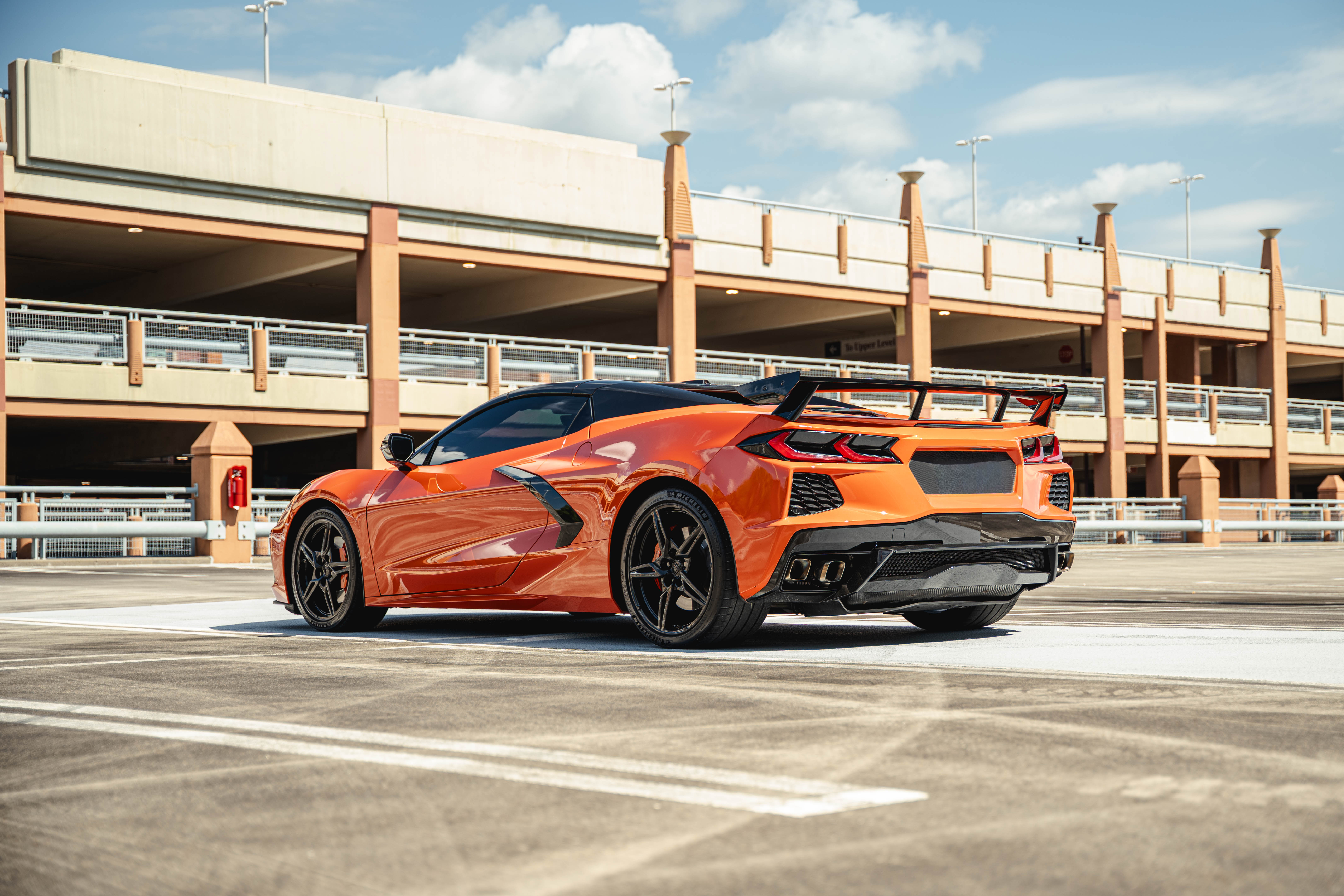 Chevrolet Corvette C8 Stingray Convertible Z51 - Amplify Orange Tintcoat on Jet Black