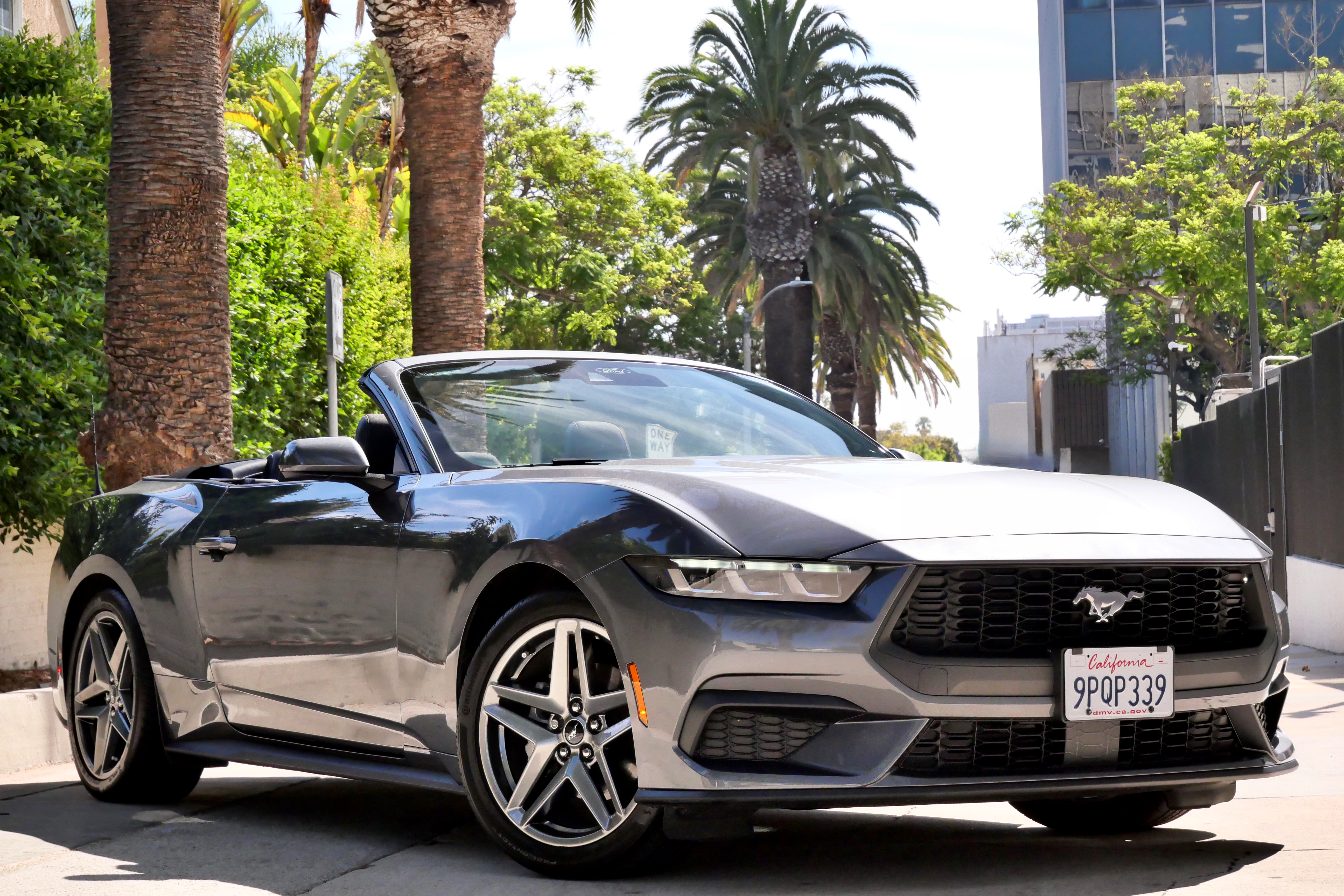 Ford Mustang Convertible - Grey on Black