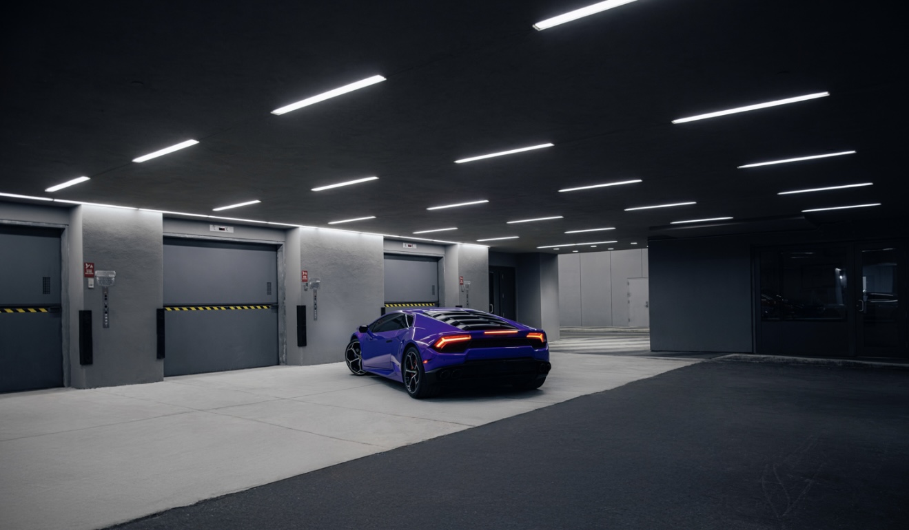 Lamborghini Huracan Coupe - Purple on Black 