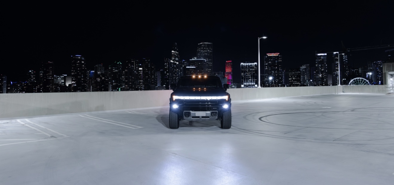 Black Hummer EV - Black on Black