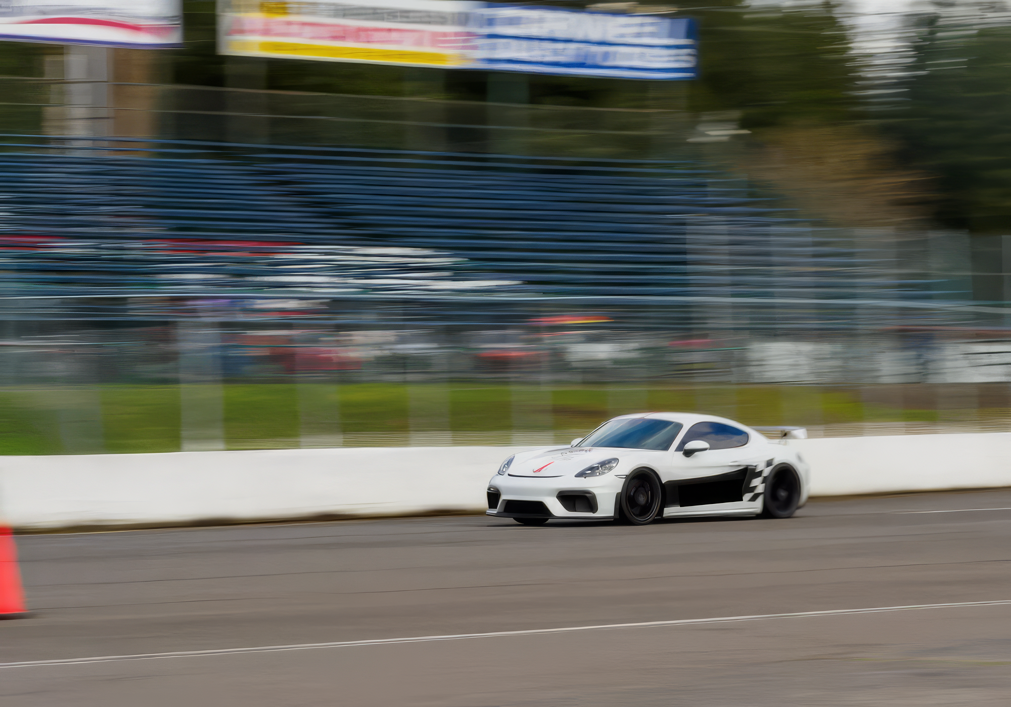 Track Driving - Experienced Lapping - Porsche 718 Cayman GT4 - Porsche White