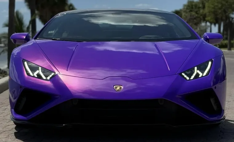 Lamborghini Huracan – Purple on Red