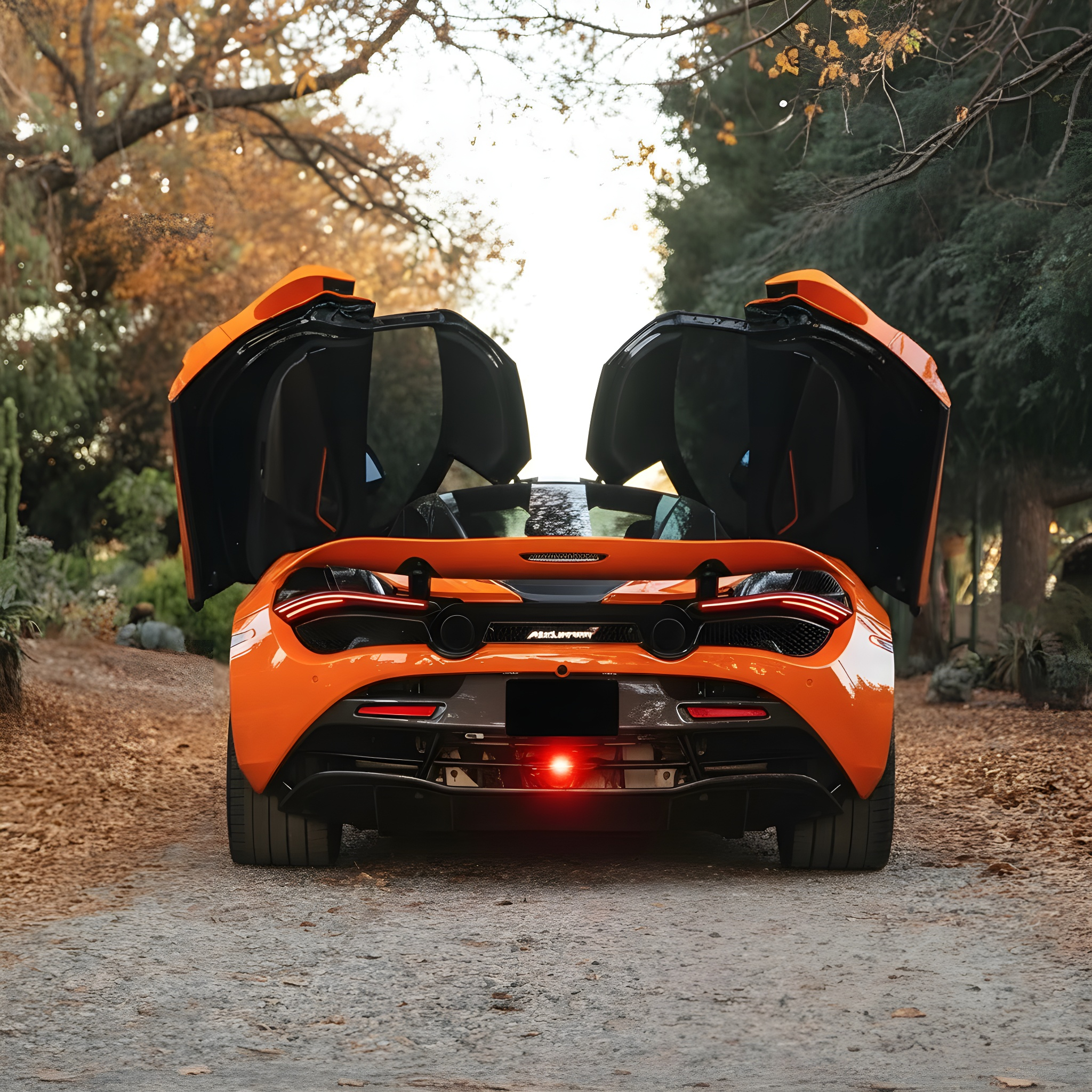 McLaren 720S - Papaya Spark Elite on Carbon Black & Orange