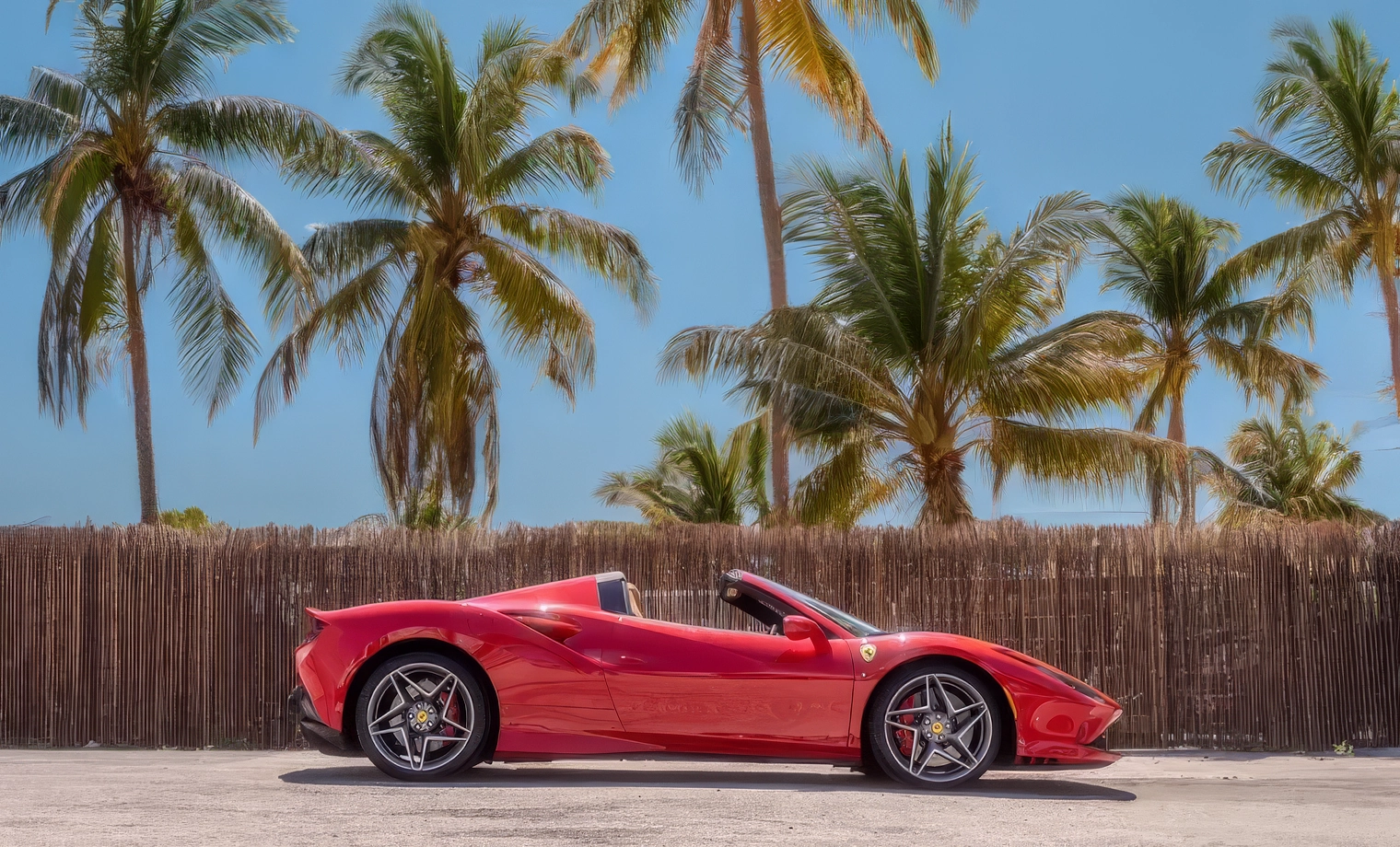 Ferrari F8 Spider — Rosso Corsa on Cuoio (Ferrari Red on Tan)