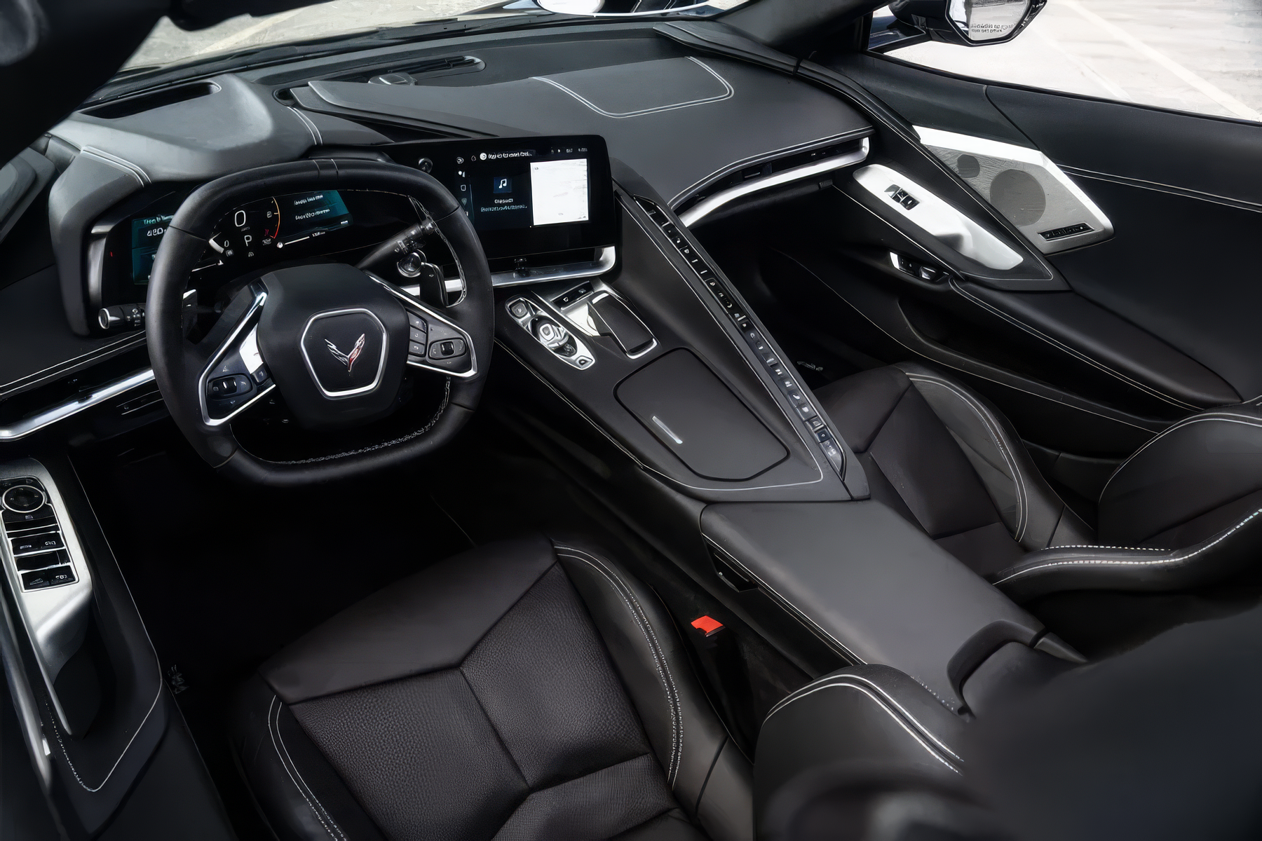 Chevrolet Corvette C8 Stingray Convertible - Gloss Black on Jet Black