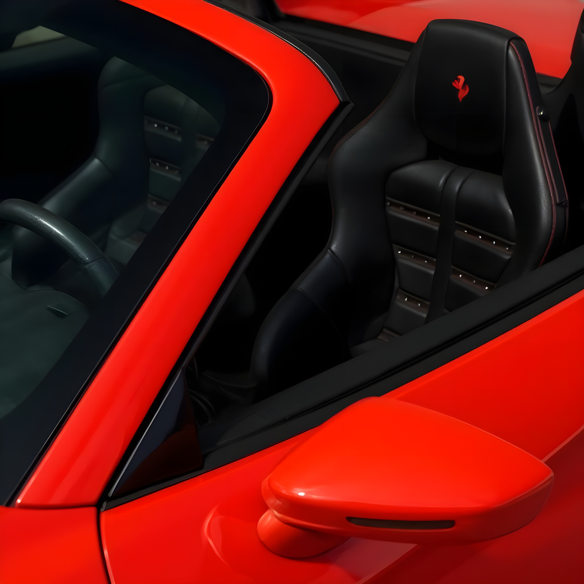 Ferrari F8 Spider - Rosso Corsa on Nero (Red on Black)