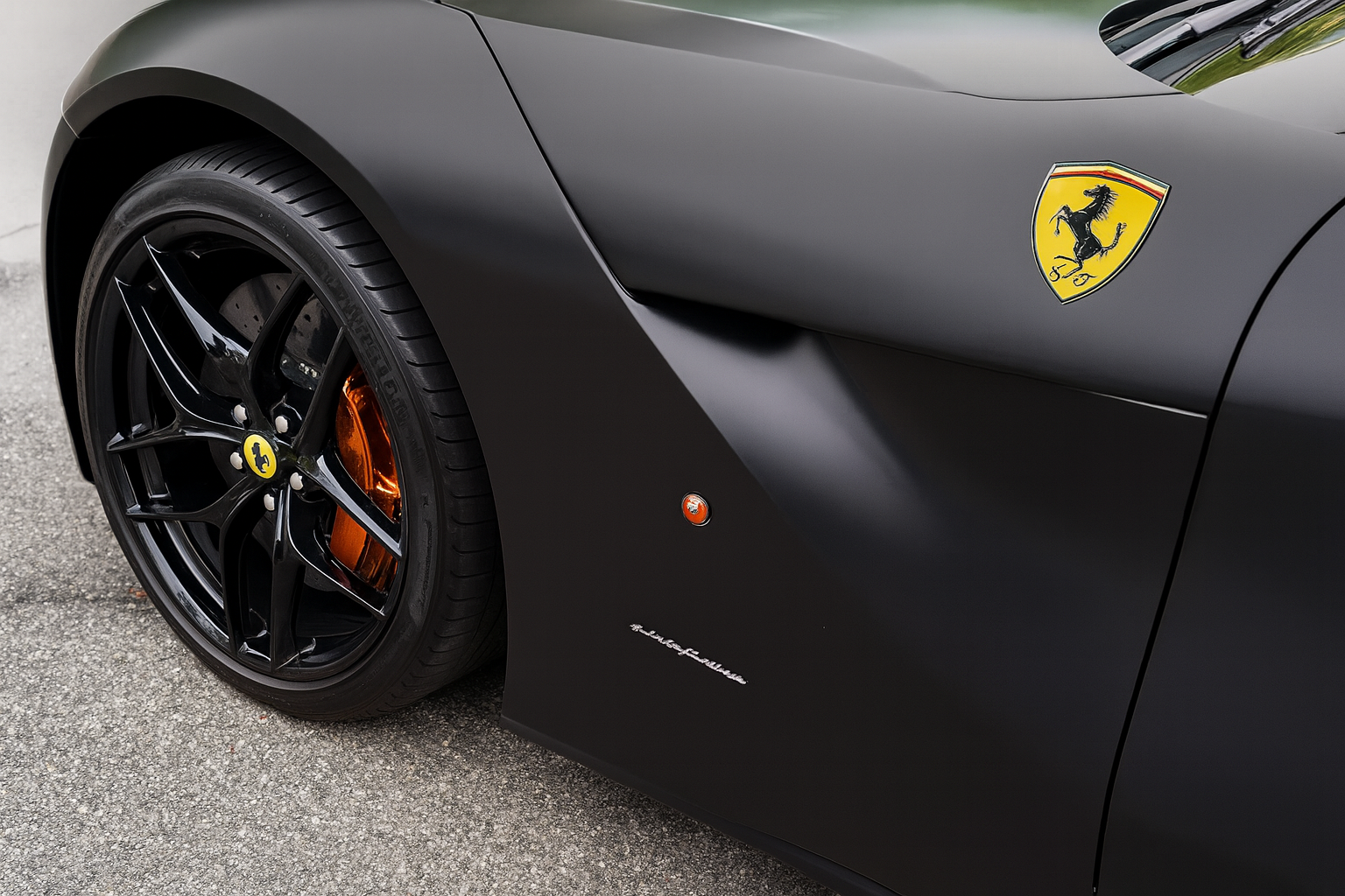 Ferrari F12 Berlinetta - Nero Opaco (Matte Black)