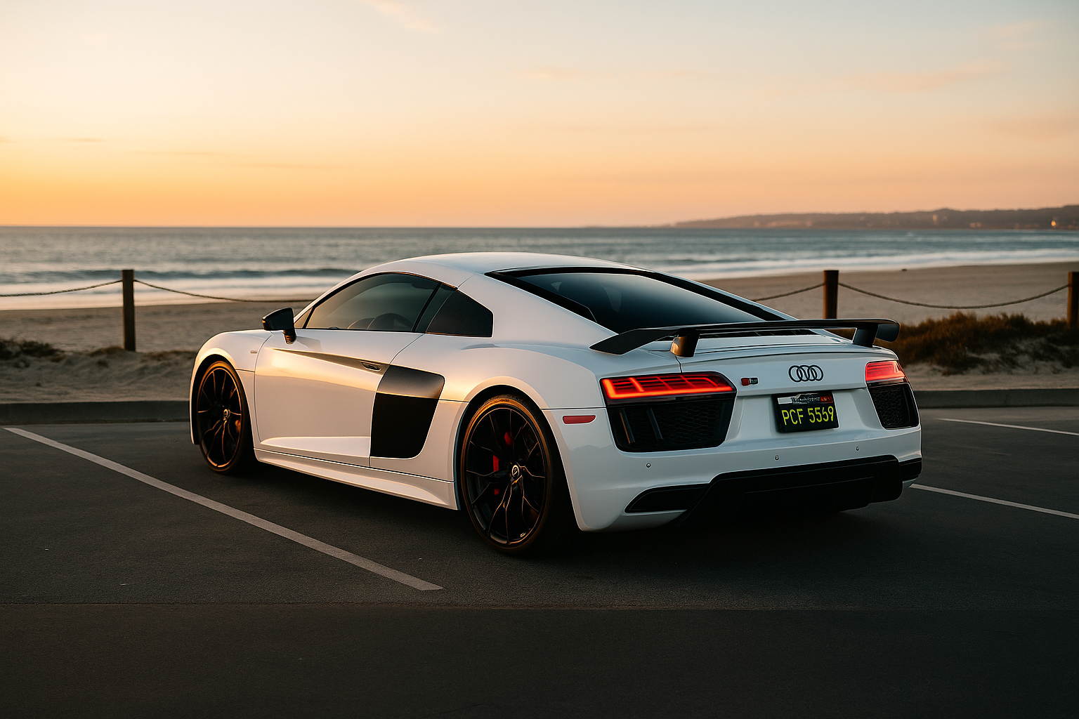 Audi R8 V10 - Stage 2 Tune - White on Black