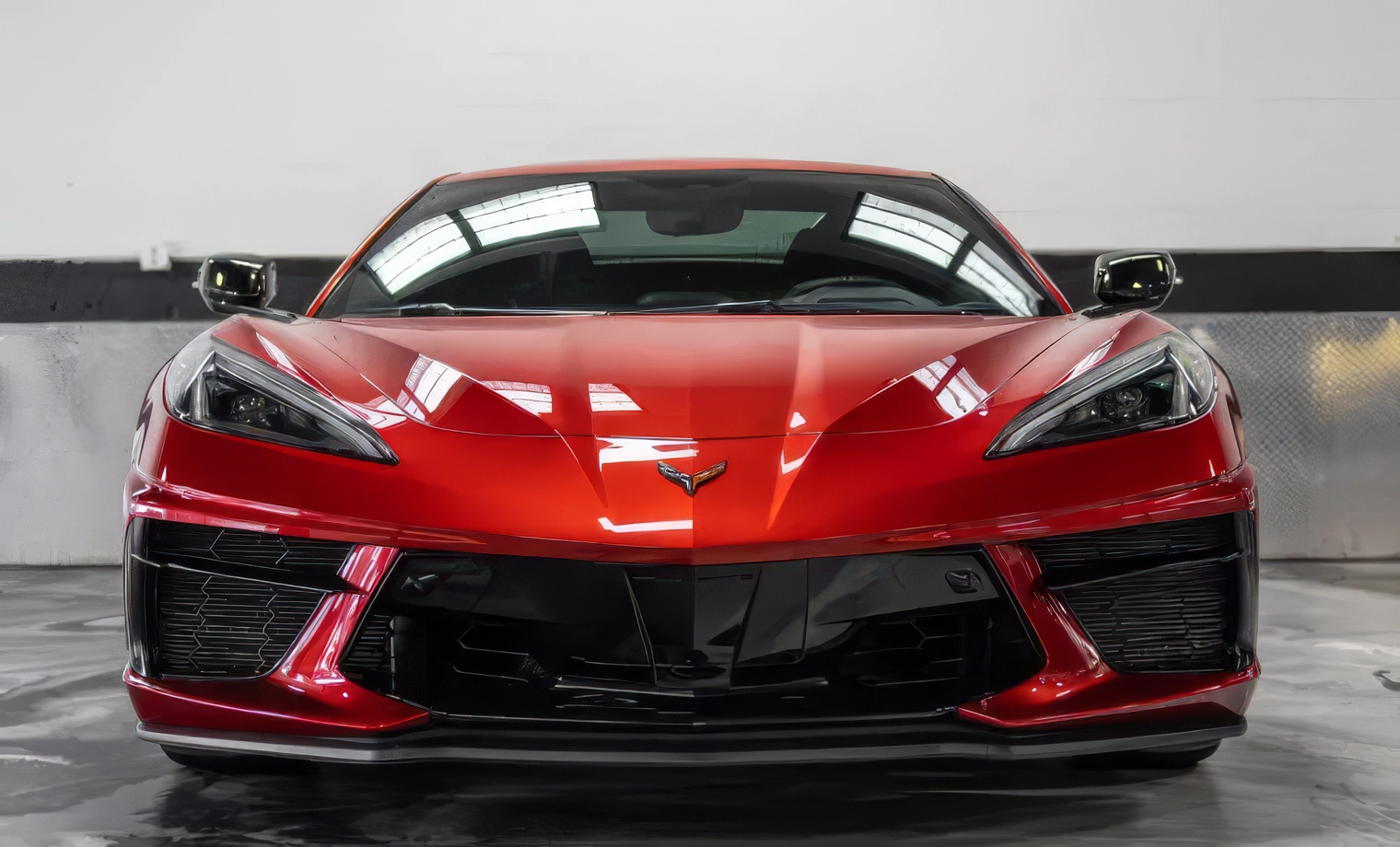 Chevrolet Corvette C8 Stingray – Red Mist Metallic on Jet Black