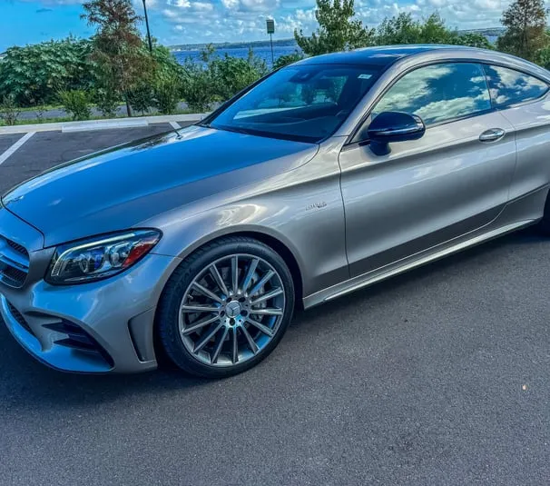 Mercedes Benz C43 AMG - Mojave Silver on Saddle Brown & Black
