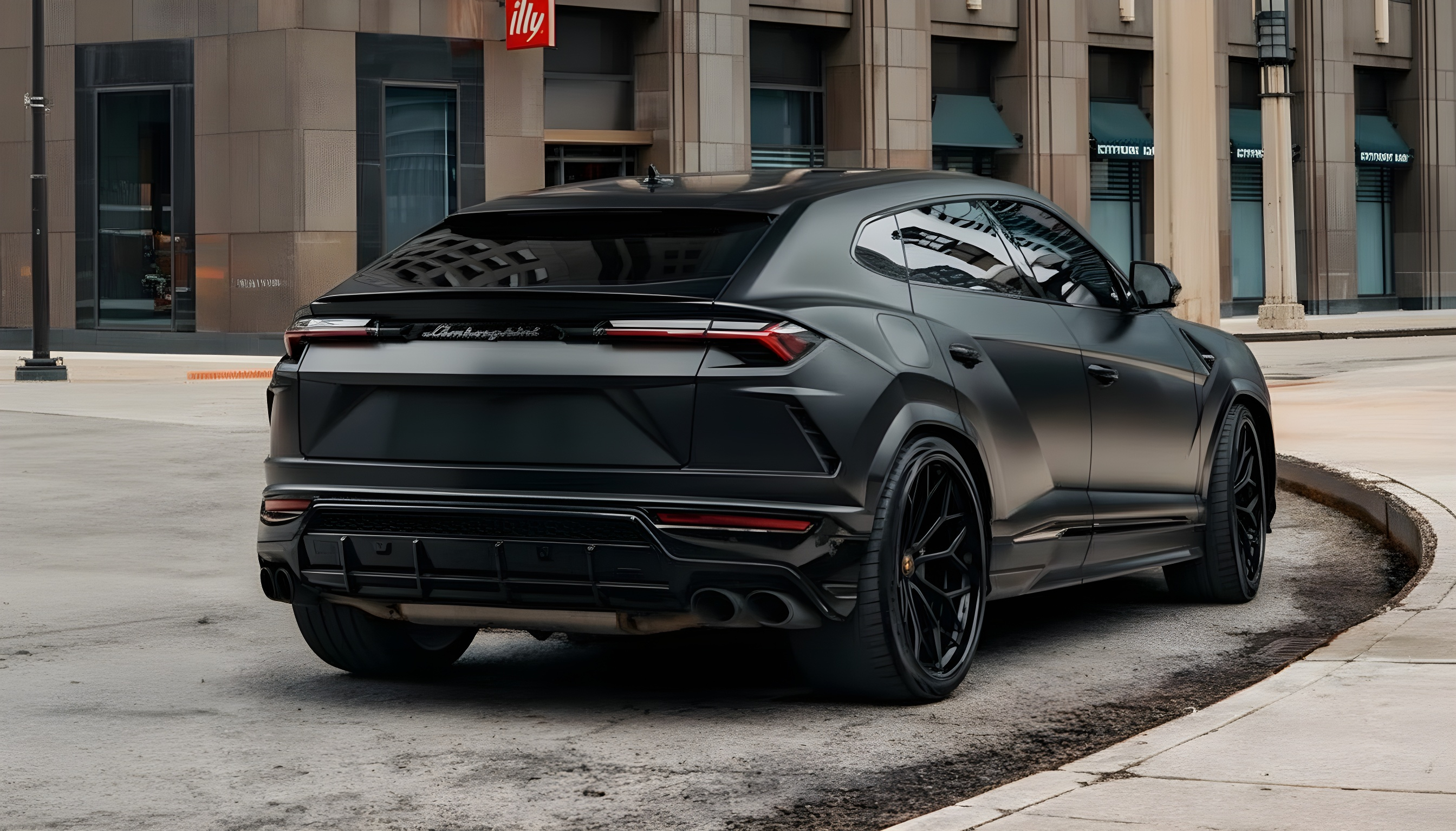 Lamborghini Urus - Nero Noctis Matt on Nero (Matte Black on Black)