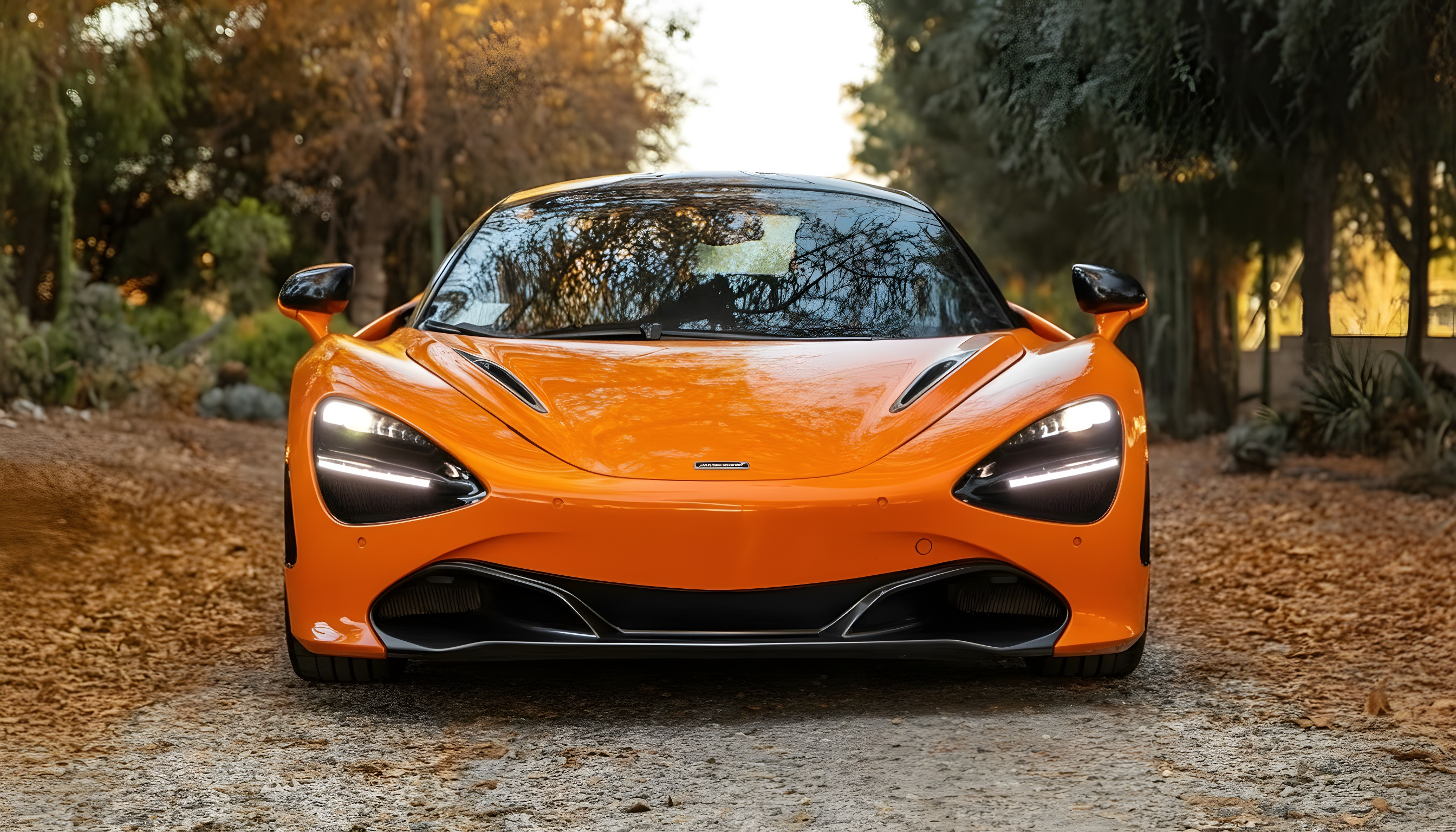McLaren 720S - Papaya Spark Elite on Carbon Black & Orange