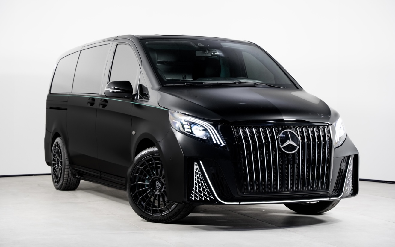 Chauffeur Service - Matte Black Maybach Metris 