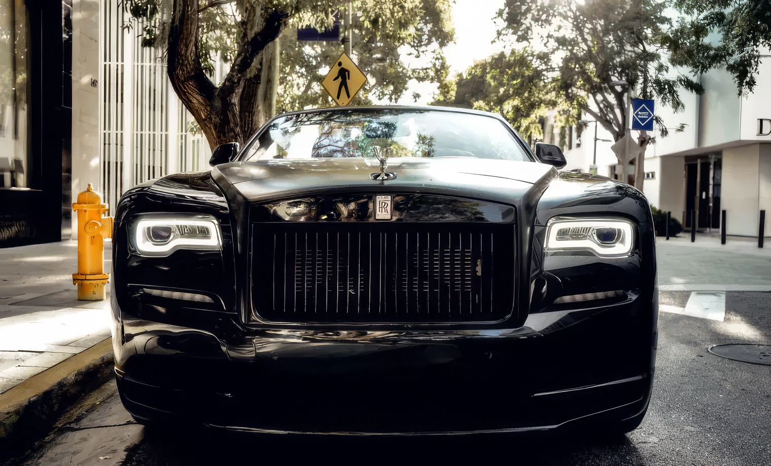 Rolls-Royce Dawn - Diamond Black on Mugello Red & Black