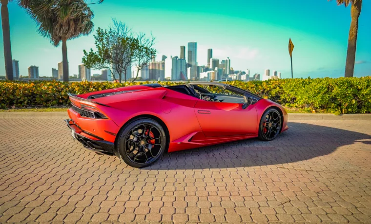 Lamborghini Huracan Spyder – Red on Black