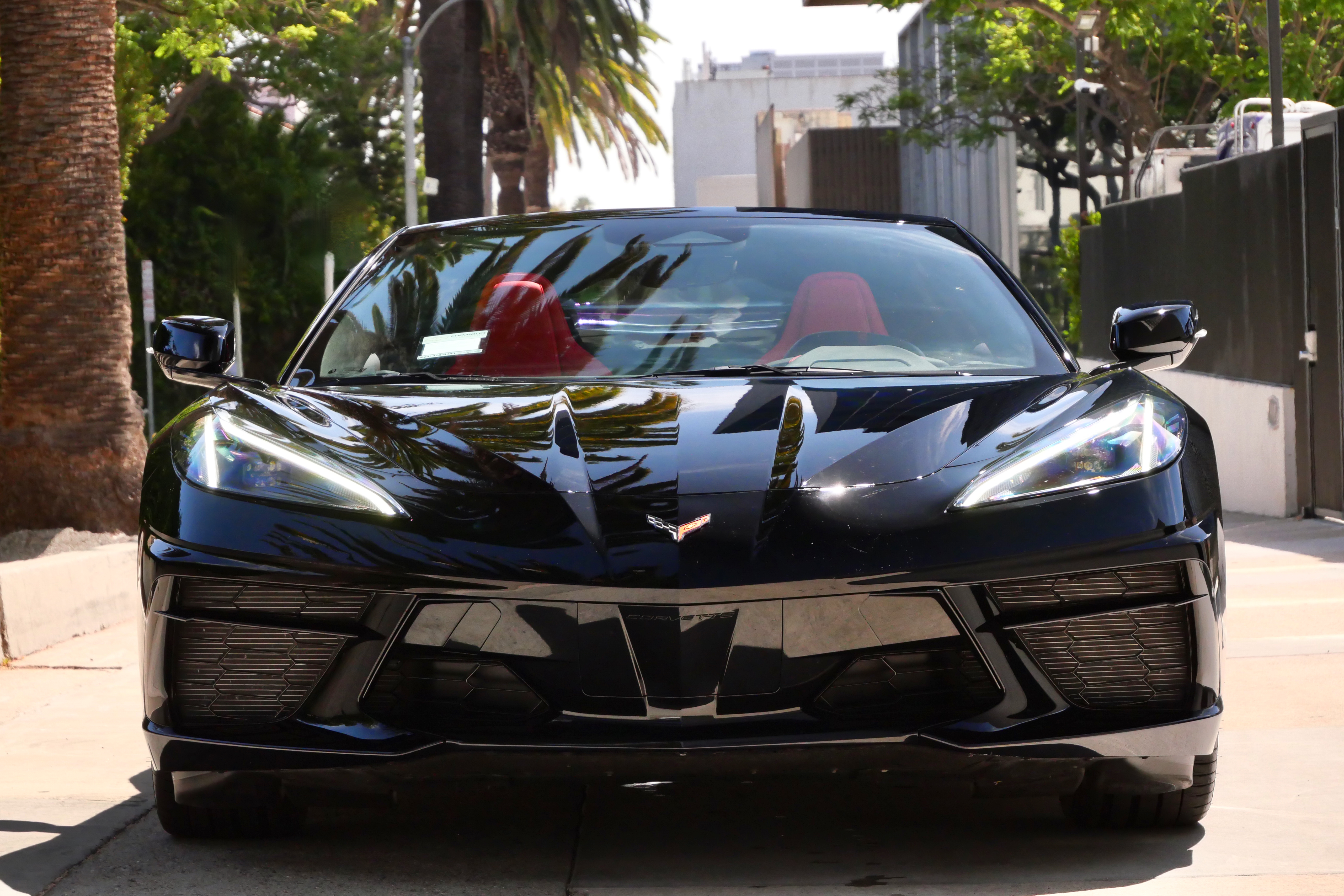 Chevrolet Corvette Stingray - Black on Red