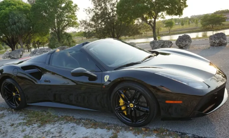 Ferrari 488 – Black on Black