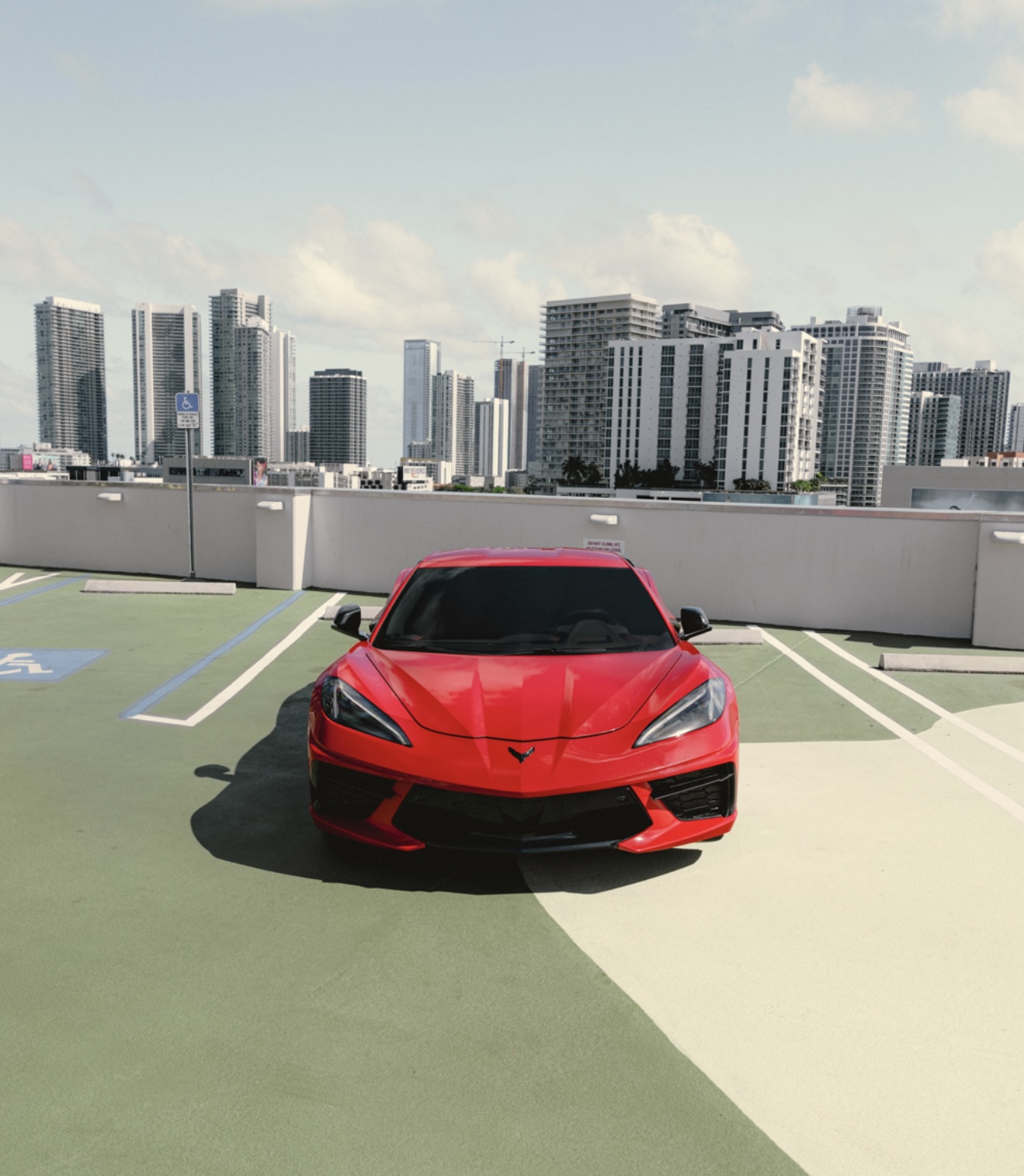 Chevrolet Corvette C8 2LT - Red on Red & Black
