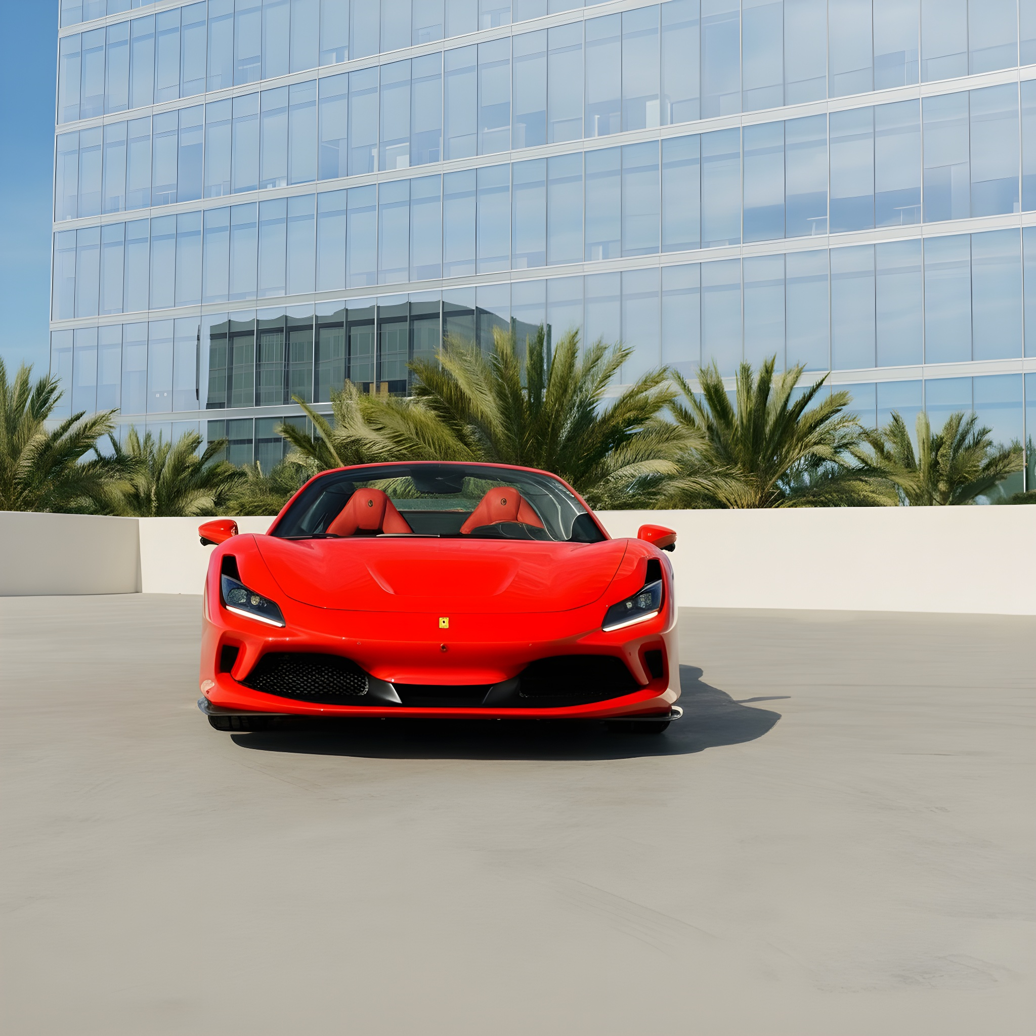 Ferrari F8 Spider - Rosso Corsa on Rosso & Nero (Red on Red & Black)