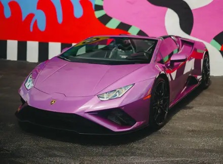 Lamborghini Huracan EVO Spyder – Purple on Black