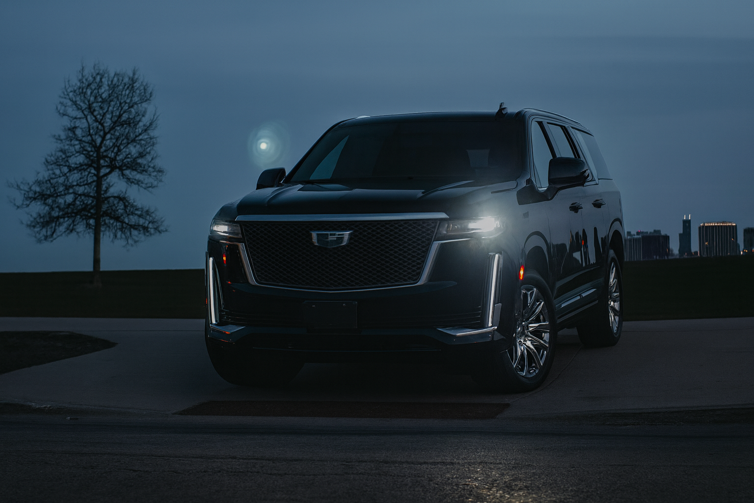 Cadillac Escalade - Black Raven (Deep Gloss Black) on Black