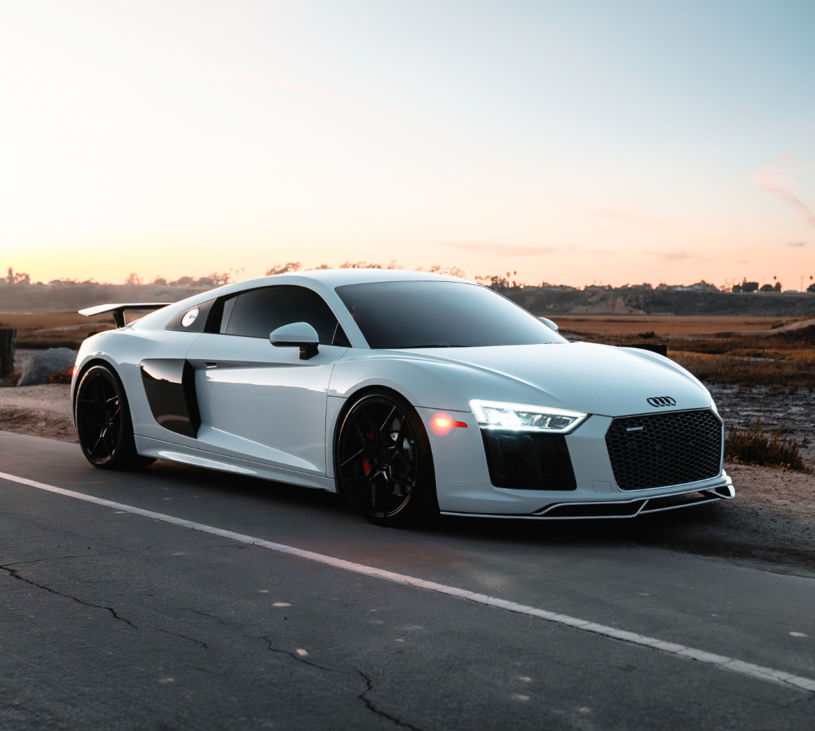 Audi R8 V10 - Stage 2 Tune - White on Black