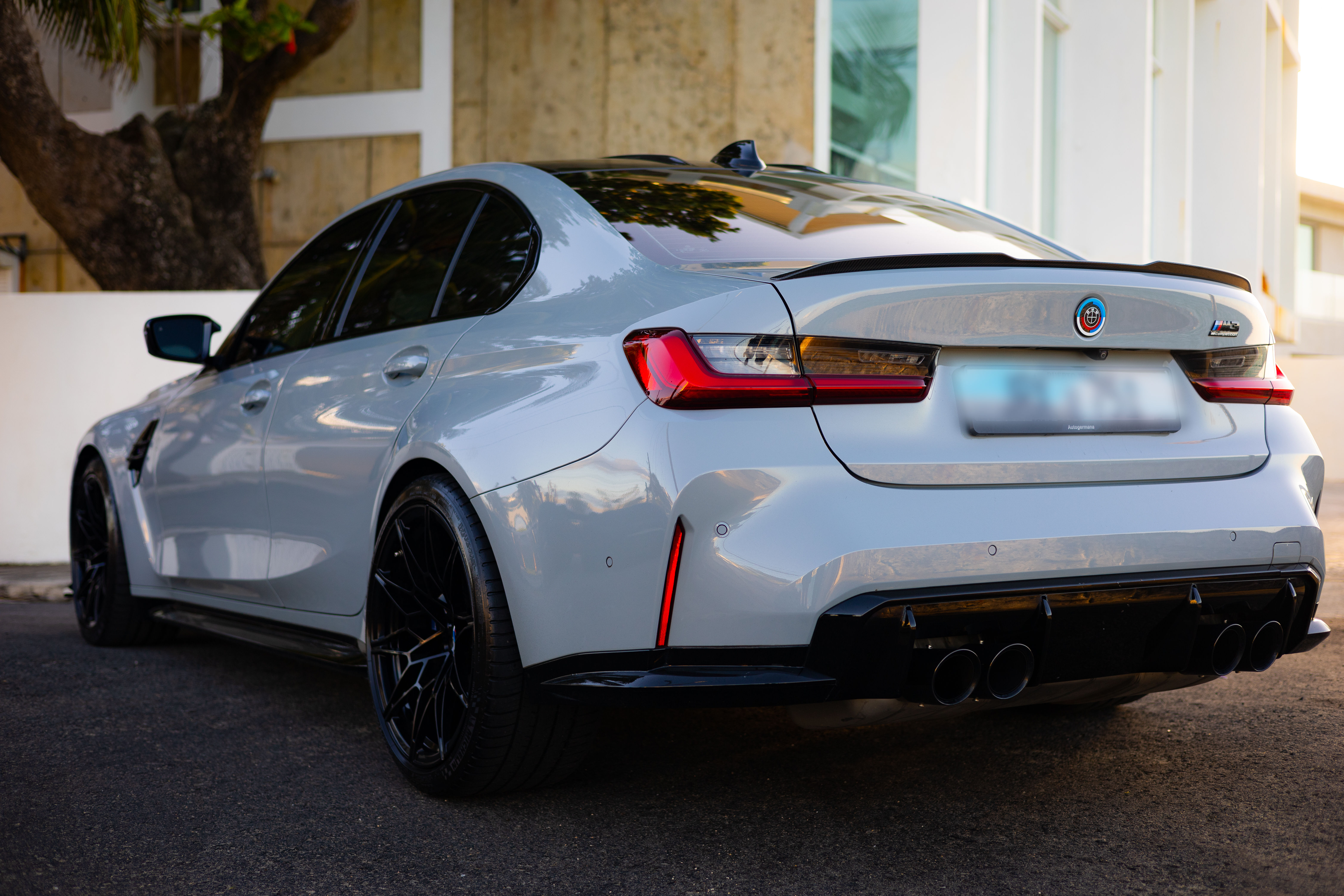 BMW M3 Competition - Skyscraper Grey Metallic on Kyalami Orange & Black 