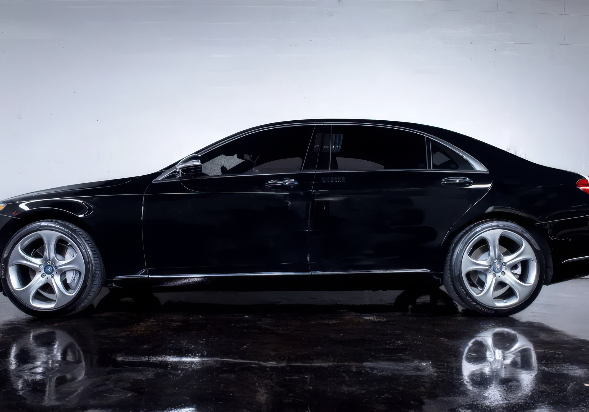 Mercedes-Benz S550 - Obsidian Black Metallic on Black