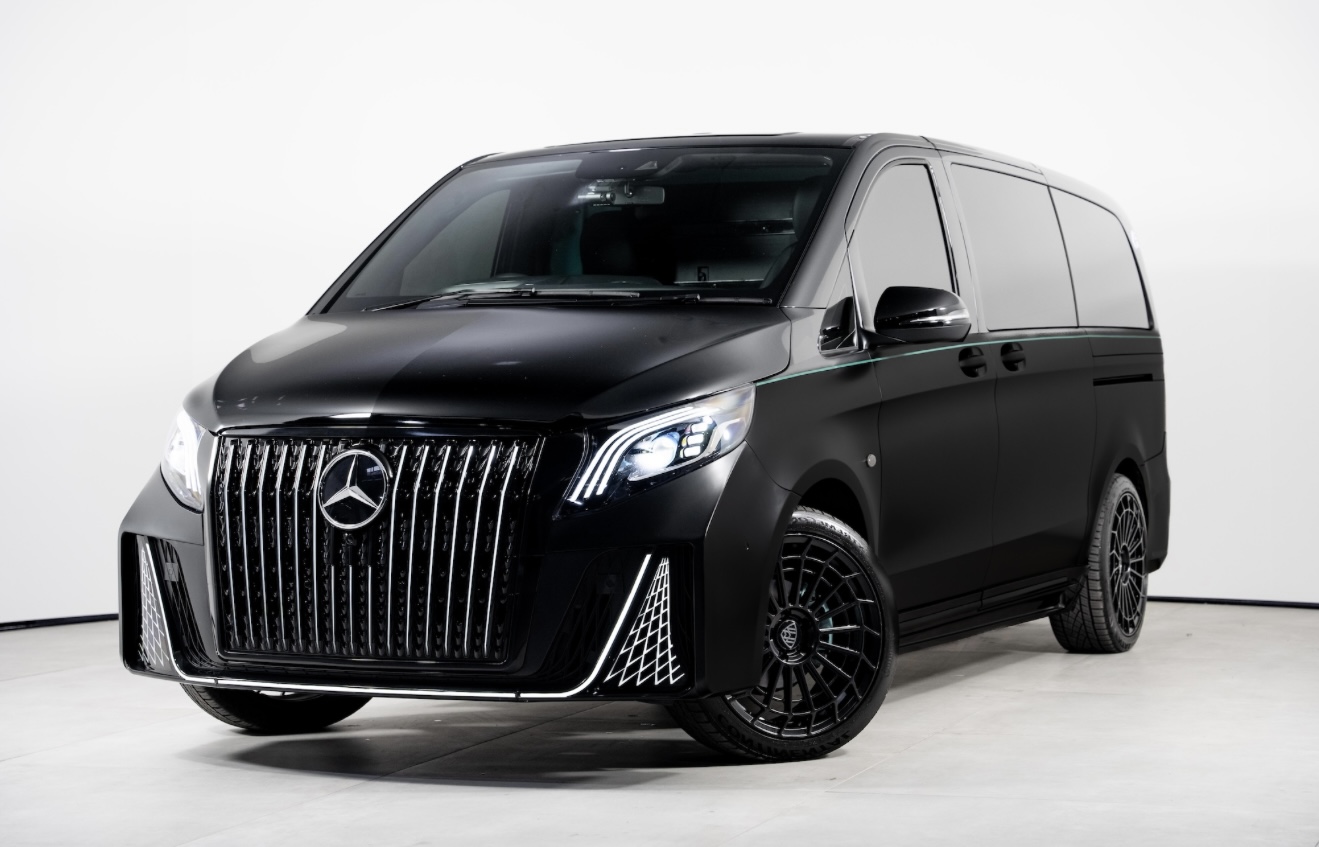 Chauffeur Service - Matte Black Maybach Metris 