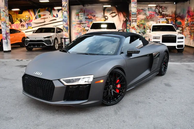 Audi R8 – Matte Black on Black