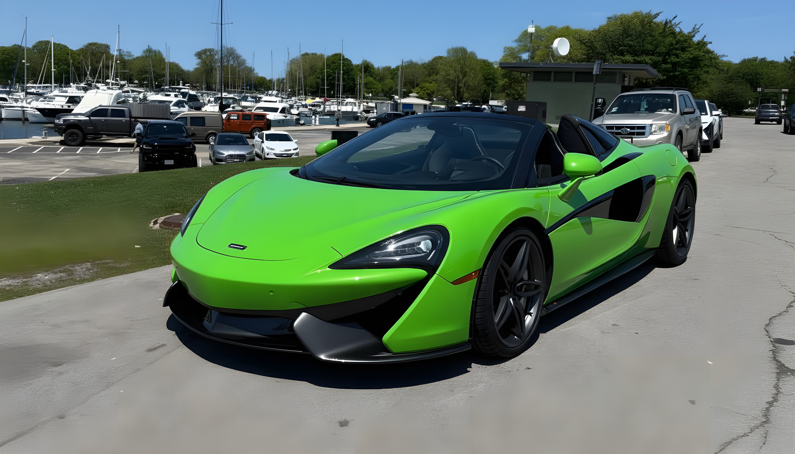 McLaren 570S Spider - Napier Green