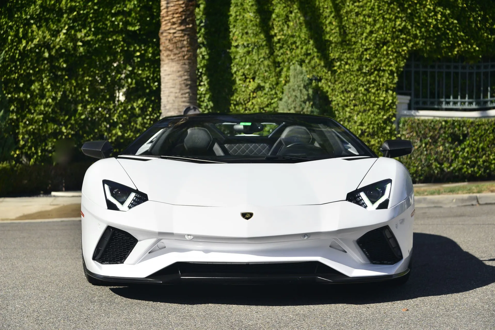 Lamborghini Aventador S - Bianco Isis on Nero (Gloss White on Black)